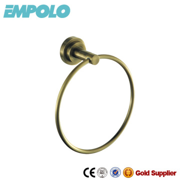 Bronze Stainlss Steel Round Bathroom Towel Ring Metal Towel Racks 726 02