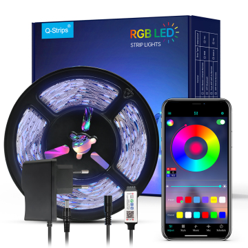 Wholesale Wholesale Cheap Price TUya Wifi Flex 12V 5M Outdoor Flexible 5050 SMD RGB LED Strip Light Smart RGB Strip Light LED