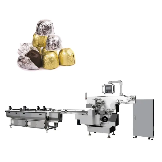 Aluminum Foil Candy Cookie Wrapping Packaging Machine for Chocolate Bars