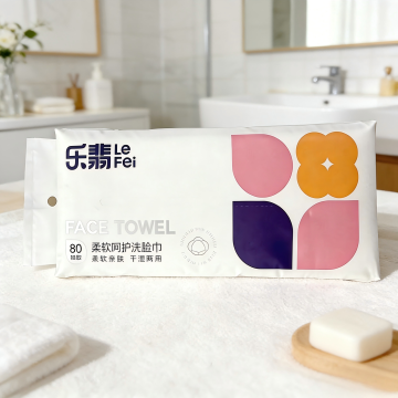 Toalhetes grossos e secos para cuidados com a pele no escritório