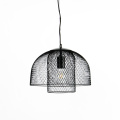 Double layered mesh shade pendant light