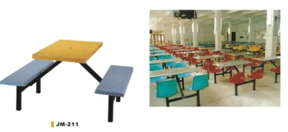 Dining Hall Snack Desk and Chairs (JM-211)