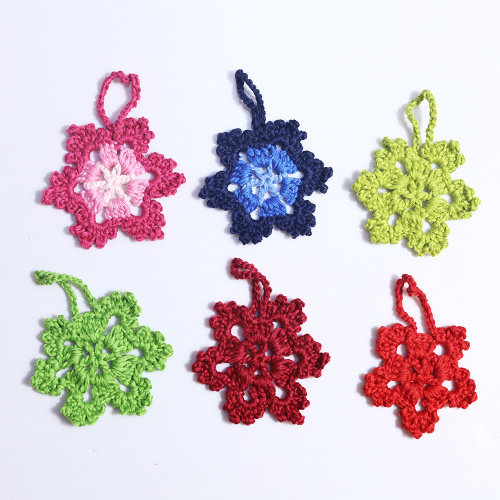 New handmade flower Christmas snowflake pendant decorations