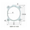 Type SMC CQ2 / CQ2B / CDQ2B / CQSB Pneumatic Air Cylinder tuyau