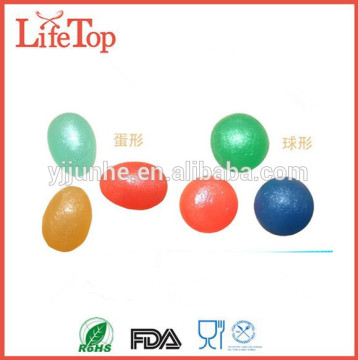 Durable Egg Shape Hand Strengthener Silicone Grip Balls