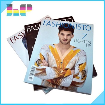 A4 Size Soft Cover Perfect Bound Offset Printing Magazine Printing
