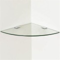 10mm 12mm Clear Tempered Corner Shelf Glass Panel