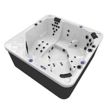 Partihandel lyx 5-person Modern akryl utomhus spa badtunna jacuzzi med funktionellt massagebadkar