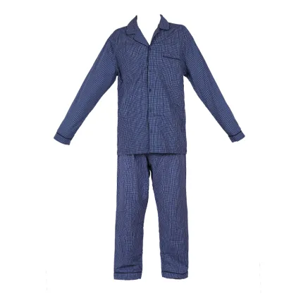 Professional manufacturing new design Plaid pajamas Striped Pajamas Cotton pajamas