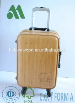 bamboo suitcase/bamboo luggage case/bamboo box/bamboo travel case