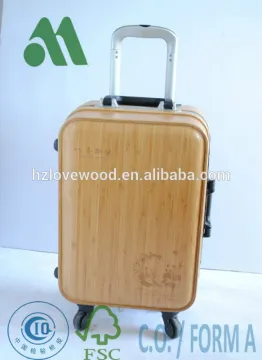 bamboo suitcase/bamboo luggage case/bamboo box/bamboo travel case