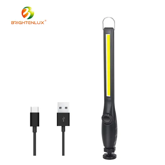 Rotary Switch 360 Swivel Magnetic Base Peach Halves COB Inspection Lamp with USB Rechargeable Function - Ideal for Work Lighting
