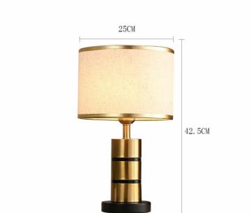 Modern European Hotel-Inspired Bedroom and Living Room Decor: Bedside Desk Table Lamp