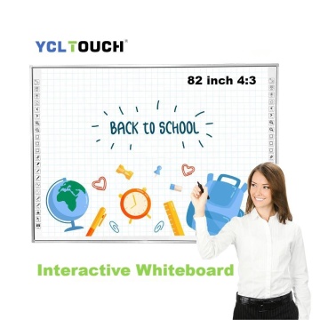 Tableau blanc intelligent de 82 pouces.