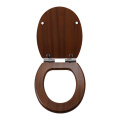 Fanmitrk MDF toilet seat walnut wood grain