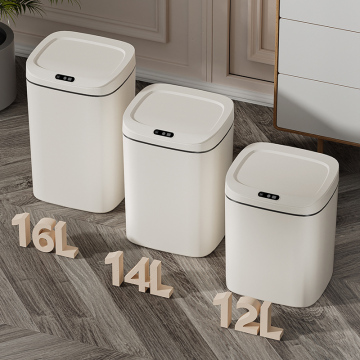 L6 Smart Trash Can: Bahan ABS kapasitas besar, tempat sampah otomatis