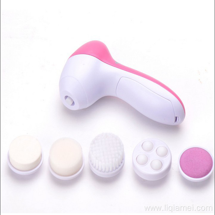 Waterproof 5 In 1 Electric Facial Cleansing Brush