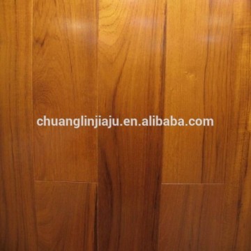 Top quality finished Burma teak engineered timber flooring
