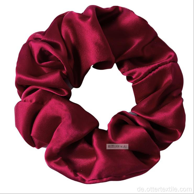 100% Seide Scrunchie Haargummis Elastisches Haargummi