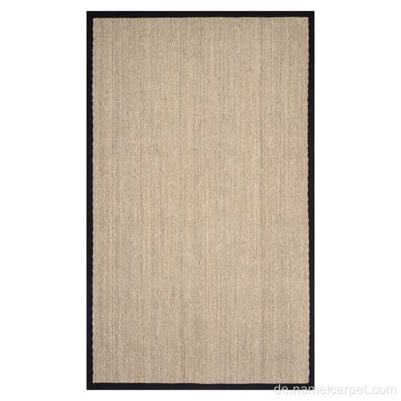 Natürlicher Seegras -Stroh Teppich Teppich