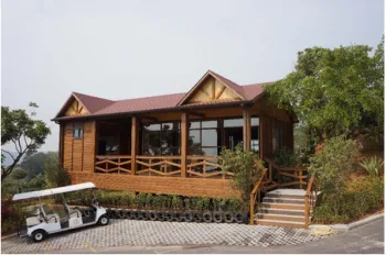 110 outdoor solid bamboo house