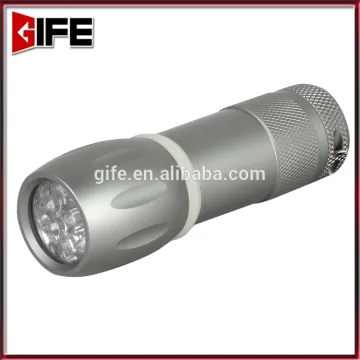 GF-6031 Aluminum Alloy 9LED flashlight touch
