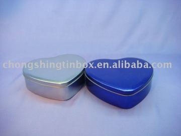 Heart Shape Sweets Tin Box