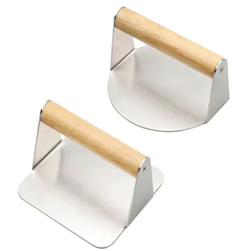 Stainless Steel Meat Press Tool - Durable 304 Burger Press Machine for BBQ Hamburger