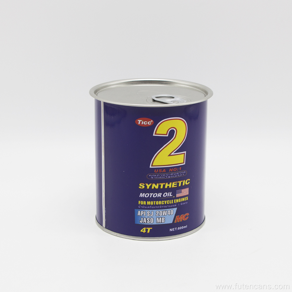 Customized 1L Easy Open Tin Can for Lubricant