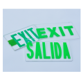 Wit of spiegel acryl -exit teken