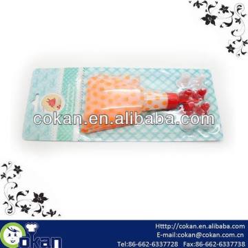 Food Safety Plastic Icing Bag With 9 Nozzles CK-0319B-2