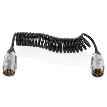 Heavy Duty 7-Core Spring Electrical Wire for Automotive Trailer Plugs