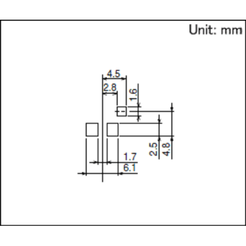 Surface Mount Switch with a Thickness of 1.9mm