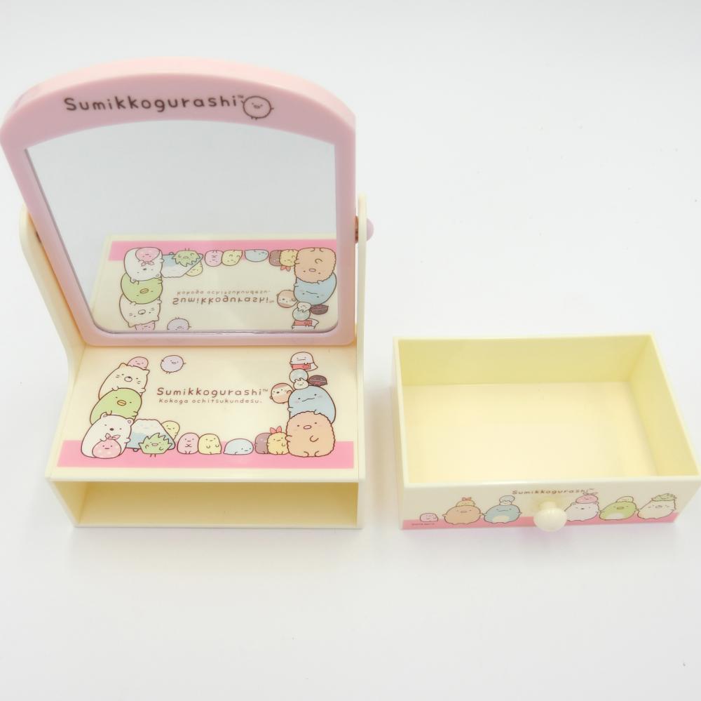 Plastic mini dressing table with drawers