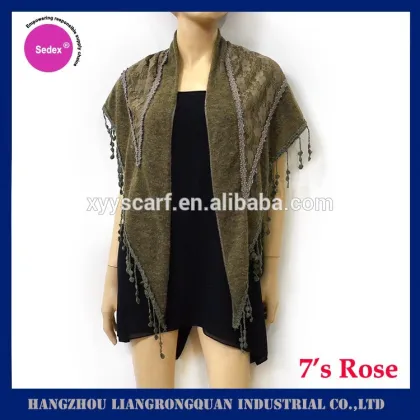 2016 new fashionable Triangular bandage lace stitching