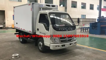 Small 3Tons Loading capacity Freezer Car Forland Refrigerated Truck For Sales Whatsapp: 0086 15897603919