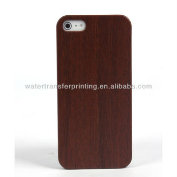 p014 WOOD decoration pattern hydrographic printing case For ip 5