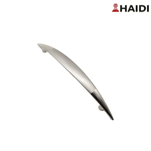 Tirador de perfil de arco satinado serie Hand-in-Hand