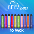 Fume Ultra 2500 Puffs Vape descartável Melhores sabores