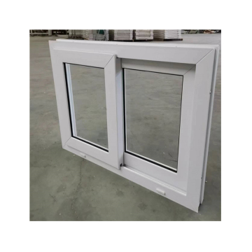 UPVC Double Pane Horizontal Sliding Window - Cheap Price Vinyl Glass PVC Steel Plastic Window