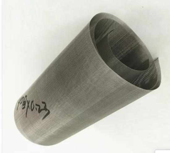 Magnetic 430 Stainless Steel Wire Mesh 24 x 100 Mesh Plain Dutch Weave for Sugar Industry