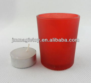 CNH03 DIY Red Mosaic Candle Holder