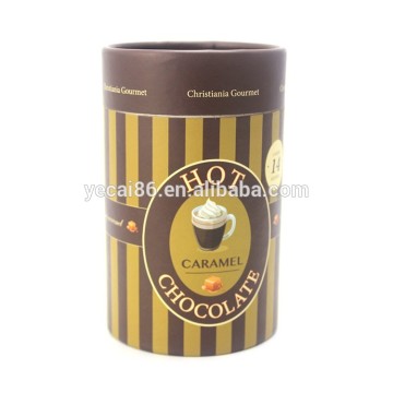 Recycled paper tube for chocolate/Nuts /popcorn Packaging paper packaging box