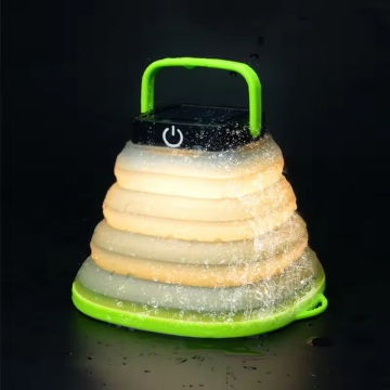 New Portable Solar LED Camping Lantern with Rechargeable Battery and Hanging Function
