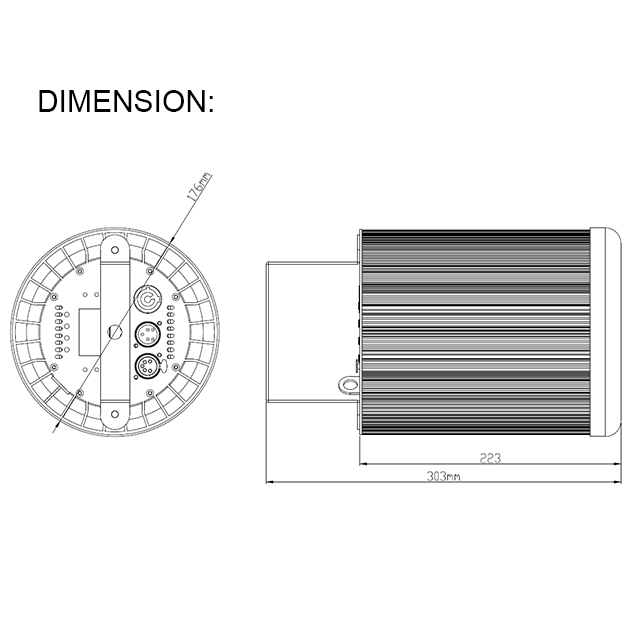 hl rgbw-s DIMENSION