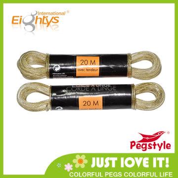2014 clothesline pulley made in china hot saled outdoor plastic clothesline rope with wire