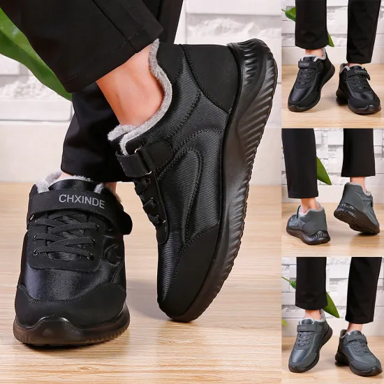Trendy Men's Round Toe Casual Shoes Winter Warm Non-slip Men's Shoes Running Basketball Comfortable Men's Boys Sports Shoes#g30
