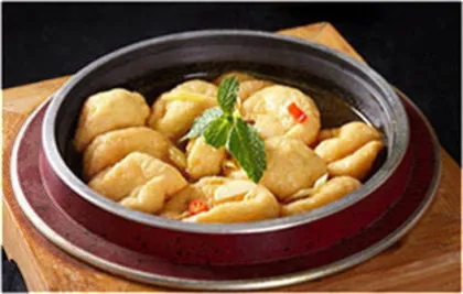 Fish curd fish tofu for hot pot seafoods