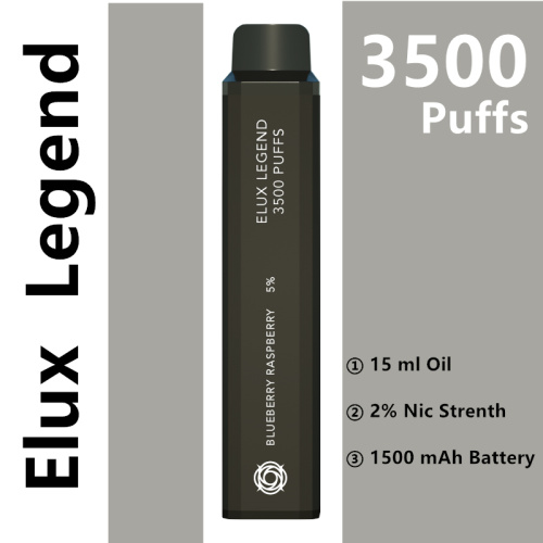 영국 Elux Legend 3500 퍼프 일회용 vape 다채로운