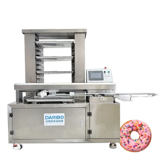 Automatic Bun and Pastry Plate Putting and Tray Alignment Machine